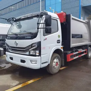 东风9方压缩垃圾车 8方垃圾压缩车 地下室专用垃圾压缩车