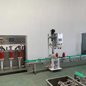 超细干粉灭火器灌装线,灭火器生产线灌装设备,灭火器生产流水线