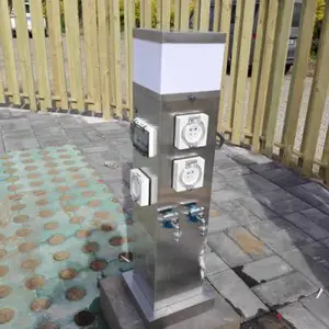 指印充电桩码头水电桩 岸电箱 游艇码头充电桩 房车营地水电桩