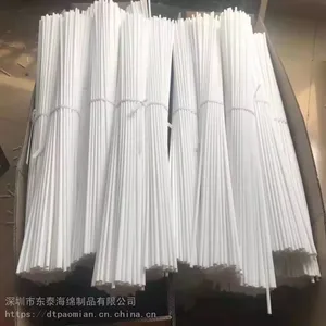 供应直径7mm加湿器吸水棉芯 白色纤维棉芯棒 汽车香水吸水棉棒