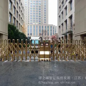 全国供应福建厦门泉州德化章洲福清2024不锈钢伸缩门电动收缩门遥控学校工厂电动大门自动伸缩门厂房大门