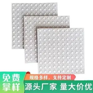 现货硅胶脚垫防撞粒 自粘透明硅胶颗粒 防滑耐磨减震硅胶脚垫
