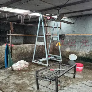 简易羊扒皮机信泽屠宰设备整羊刨毛机家用接电可用羊扯皮机