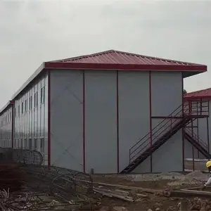 工地两层移动房 万隆 二层集装箱板房 移动板房别墅 包工包料包安装