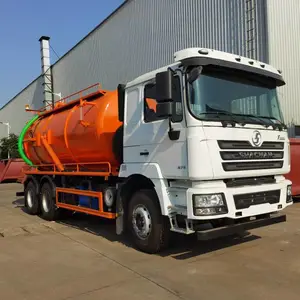 出口型陕汽后双桥F3000吸污车 化粪池的污泥抽吸清捞装卸