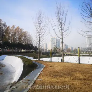 弧形UHPC种植池 月牙型HPC花池 公园混凝土花坛