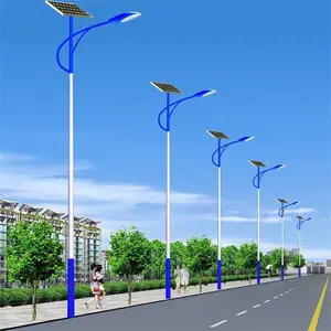 番 禺 公园LEd路灯批发 良辰 6米单臂太阳能灯 庭院灯