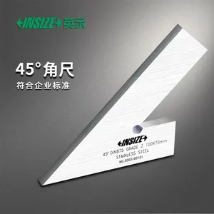 INSIZE 英示 4745 精密 45 度角尺 木工机械加工划线定位角度规