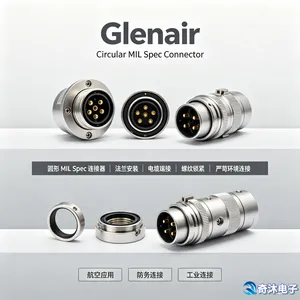 Glenair 801-007-26NF6-4PF 航空连接器 原厂正品渠道 代理销售商