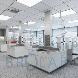 全钢中央实验台 实验室工作台厂家定制-BROLAB