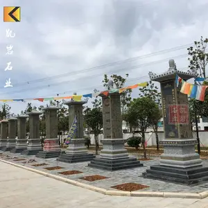 石雕经幢加工厂 寺院经幢石雕 福建石经幢雕刻厂家
