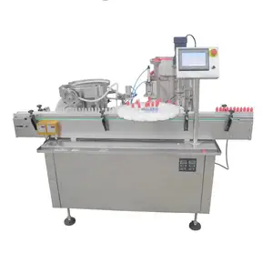 HCGX-60型高粘度液体灌装旋盖机 小型精油灌装旋盖机