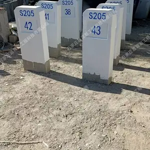 衢州水泥公路里程碑厂家直销价格小百米桩混凝土高标准农田保护界碑