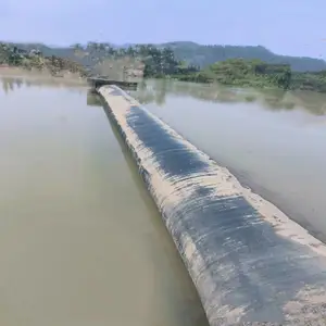 景观橡胶坝 充气充水坝 拦水坝 斜坡式挡水坝 支持安装