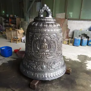 定制紫铜大型铜钟 九兴寺院大铜钟现货供应
