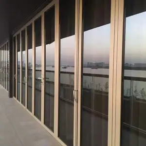 云浮铝合金折叠门 80重型折叠门 金意享厂家直销