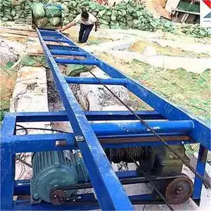 环创供应工地爬山虎斜坡运料机 轨道上料机 安装快捷 纯铜电机