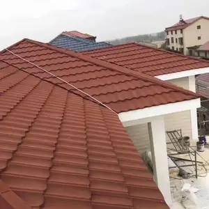 供应北京怀柔彩石金属瓦直销树脂瓦厂家直销 树脂瓦彩石瓦专业安装