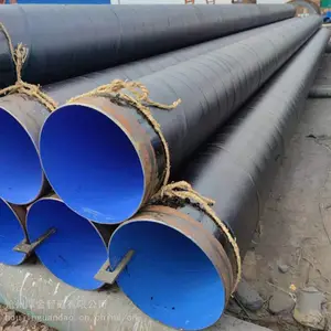 环氧煤沥青防腐钢管 Q235三油两布630*10环氧富锌底漆IPN8710防腐螺旋钢管