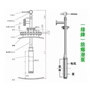 绿牌防爆化工潜泵厂家直销乙醇泵易燃易爆液体输送
