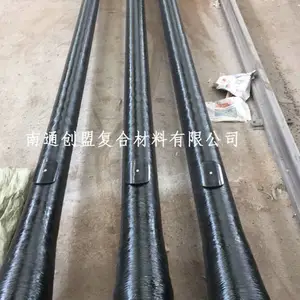 南通创盟工厂直销:玻璃钢灯杆、玻璃纤维复合灯杆 FRP灯杆