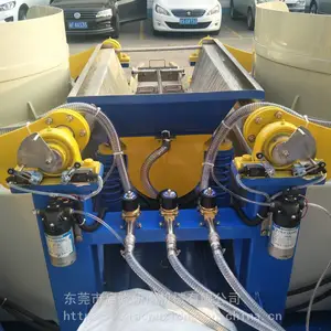 东莞市启隆CLA自动筛选磁力抛光机_380V五金件双桶磁力研磨机厂家直销