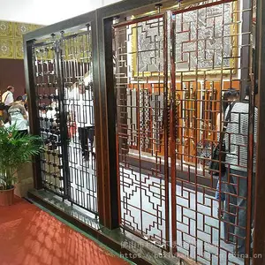 定制酒店不锈钢折屏 304酒店镀色屏风
