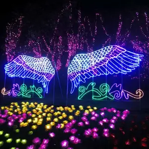 灯光展 梦幻灯光展 灯光节场地安装布置