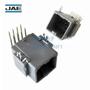 JAE连接器厂家MX34E08NF1航空电子汽车用板对线接插件胶壳8根弯针