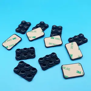 双排六粒吸盘VR手机皮套6粒硅胶吸盘平板电脑吸盘带背胶防滑吸盘