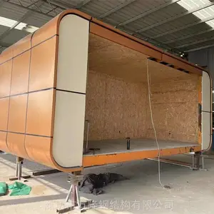 打包箱房值班室 山东高端金属雕花板打包箱房 找潍坊万隆钢构