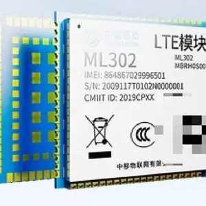 中移模块ML302-GNLM是中国移动新推出的 LTE Cat.1 模块4G模块