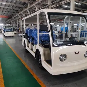 五菱贵阳14 座 电动观光车 景区校园园区摆渡通勤 爬坡性能强