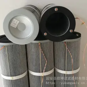 厂家直销三螺丝杆滤筒 聚酯纤维除尘滤筒 除尘器滤筒