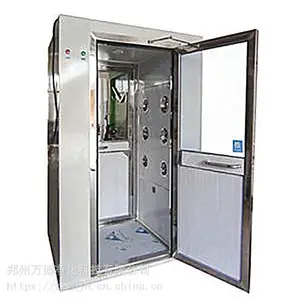 郑州外烤漆冷轧板内不锈钢双人双吹风淋室厂家
