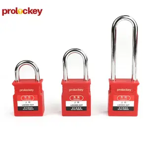 PROLOCKEY/洛科 厂家定制 钢梁安全挂锁 尼龙绝缘锁体 工业安全防护38mm梁挂锁 CP25S CP38S CP76S 锁具