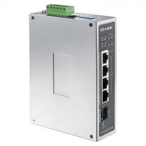 TP-LINK TL-SG2105P工业级4口千兆POE+SFP光纤交换机导轨WEB网管