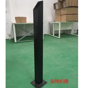 小区门禁刷卡机立柱读头 读卡器立柱 按钮 方形道闸立杆新品蓬远