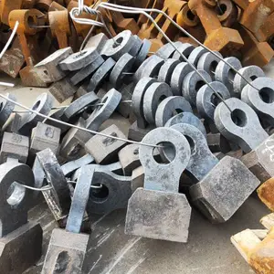 制砂机冷复合高铬合金耐磨锤头 破碎机碎石机粉煤锤头
