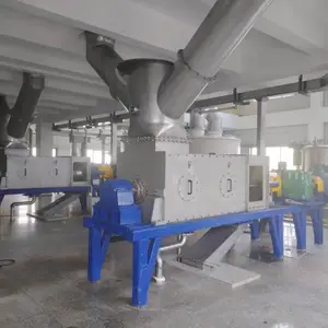 废旧塑料清洗后脱水 科创轻工螺旋脱水机助力再生资源回收