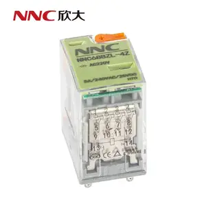 欣大NNC68BZL-4Z(HH52P-4Z)带测试按钮中间继电器 5A