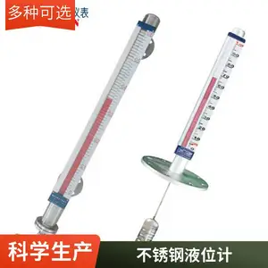 磁翻板液位计UHZ-101A不锈钢304衬四氟浮球防腐酸碱介质