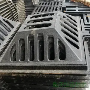 泸州铸铁水篦子厂家 可过车盖板 匝道雨水排放 400x600x40 E600 耐车辆反复碾压