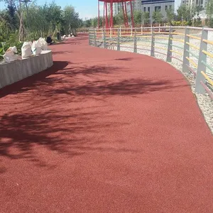 厂家直销彩色陶瓷颗粒 高速公路隧道用防滑红色陶瓷颗粒 设计施工