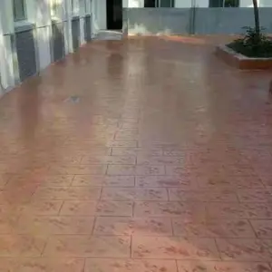 压印混凝土做法，公园压印混凝土地坪 江苏扬州地区材料配送 技术指导 工程施工