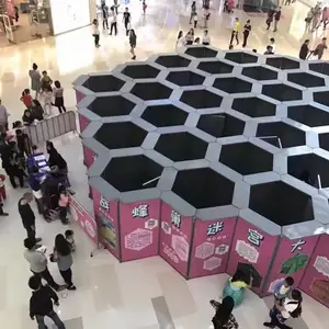 大型蜂巢迷宫出租以为案例蜂巢迷宫租赁