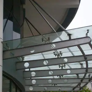 玻璃雨棚定做雨棚设计门斗玻璃雨棚安装定制