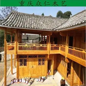 仪陇芬兰木景区景观木屋 实木民宿小木屋施工安装 众仁木艺