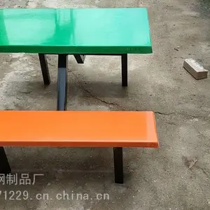 广西学校食堂快餐餐桌椅厂家直销