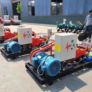 变频三缸柱塞泵 柱塞式水泥输送注浆机 往复式注浆泵厂家